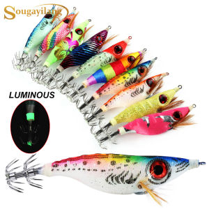 Sougayilang สำหรับตกปลาเกรียวหมุน คันเบ็ดตกปลา Premium Jig 1ชิ้น หรือ10ชิ้น เหยื่อเรืองแสง เหยื่อตกปลา อุปกรณ์ตกปลา