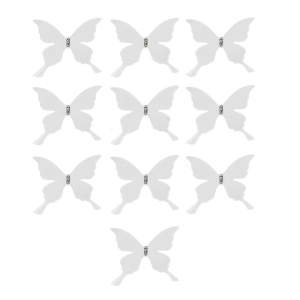 10Pieces Sheer Butterfly Pin Curtain Decorative Safety Pin For Wedding Party and Bedroom Decoration Curtain Accessory
