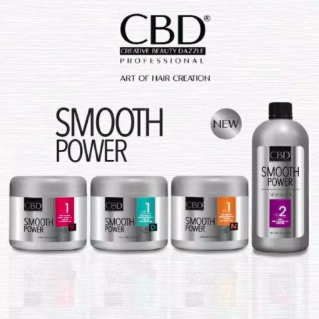 CBD Pelurus Smoothing Power | Paket Rebonding | Pelurus Rambut Step 1 + Step 2