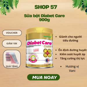 (Date T7-2027)Sữa Bột Nutifood DiabetCare Gold 900g – Dinh Dưỡng Cho Người Bị Tiểu Đường Kiểm Soát Đường Huyết Hiệu Quả