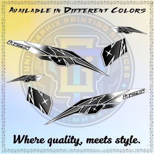 MIO I 125 M3 STAR DECALS STICKER - PREMIUM LAMINATED STICKER