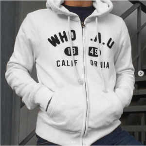 Jaket Hoodie WHO.AU California 1849 Full Bordir / Jaket WHO AU Pria Wanita Premium High Quality