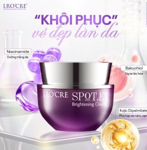 Kem Dưỡng Hỗ Trợ Cải Thiện Da Sạm Màu LroCre Spot.Ex Brightening Cream 20g