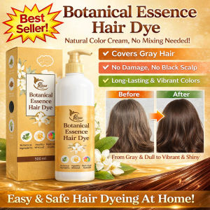 🌸Plant-Based Hair Color Cream With Nourishing Essence & Soothing Formula - Multi-functional Colorant For Damaged Hair Breathable Comfort