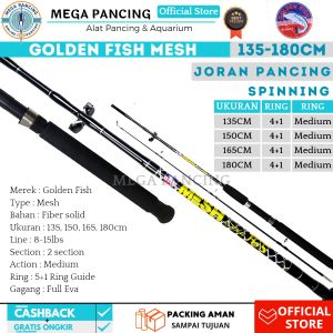 Joran Pancing Golden Fish Mesh 135150165180CM Fiber Solid