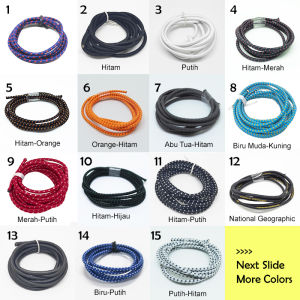 Tali Sepatu Elastis Karet Shoeslaces Lock