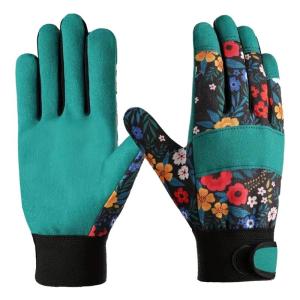 Ventilated Outdoor Gloves Heavy Duty Fiber Construction For Prolonged Gardening With