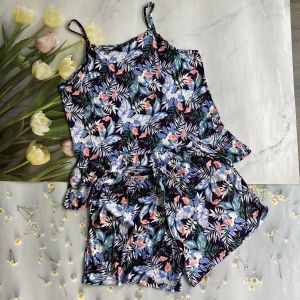 Bộ đồ ngủ cho nữ thun lạnh 2 dây FREESIZE 43-48kg - Bộ mặc nhà nữ - 2DAYBEO