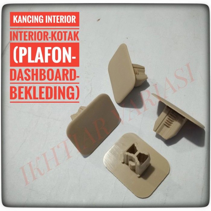 Kancing Interior Plafon Dasbor Kancing Flafon Model Kotak Universal