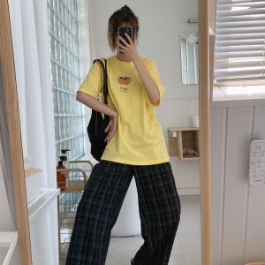 QJshop ✨🍊 รุ่นนี้คือดีมาก เริสสุดๆ เสื้อยืดสกรีนลายผลไม้ และตัวอักษรภาษาอังกฤษ JUICY สวยน๊าว่าไม่ได้เด้อสาว🍂