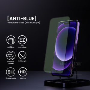 NANOTECH iPhone 14/13/12/11/X/Xs/XR/Pro Max/Pro/Plus EZ Install Screen Protector Tempered Glass