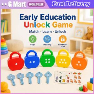 Apple Lock Matching Toy Kids Montessori Toy Number Recognition Counting Educational Puzzle Early Learning Brain Development Motor