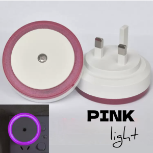 LED Night Light Sensor Control Night Lamp Energy Saving LED Sensor Lamp 3 Pin Plug Nightlight for Children Kids Bedroom