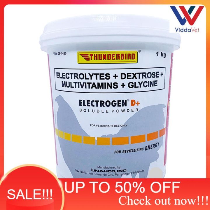 1 kilogram Electrogen D Electrolytes Thunderbird for animals ...