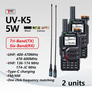 Quansheng UV-K5 Walkie Talkie 50-600 MHz Full Band Set Of 2 Portable Two Way Radio Long Range Handheld Radio Original COD