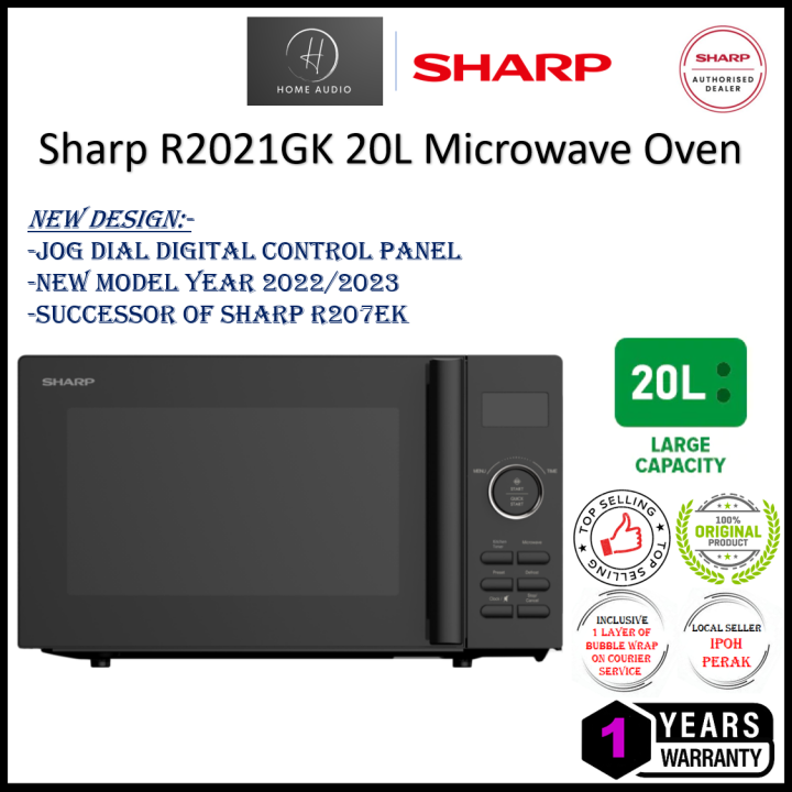 Sharp 20L Digital Microwave Oven - R2021GK | Lazada