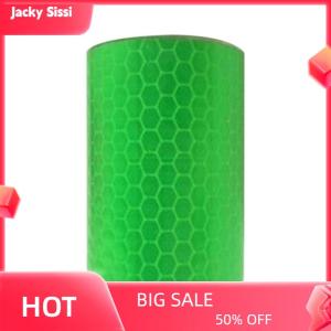 Jacky 1mx5cm Car Truck Reflective Self-adhesive Safety Warning Tape Roll Film Sticker