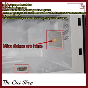 [The Cici Shop] 5PCS Microwave Oven Mica Plate Sheet 116x64 MM Replacement Part For Midea N05 20