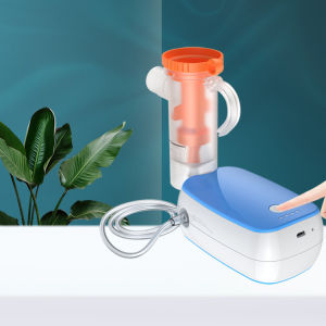 เครื่องพ่นหมอกมาพร้อมกับหน้ากาก2ขนาดเครื่องพ่นหมอกเครื่องพ่นละอองพกพาสำหรับผู้ใหญ่และเด็กพร้อมด้วยอุปกรณ์เสริมเต็มรูปแบบเครื่องพ่นยาเครื่องหายใจไอน้ำขนาดเล็ก