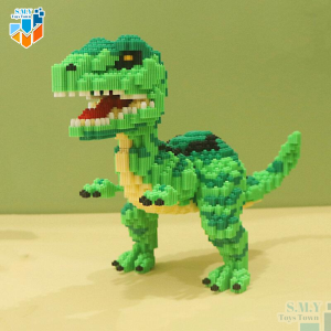 SMY Nano Blocks DINOSAURUS 3D Model Mainan Anak Bricks Education Toys Balok Susun Puzzle Animasi