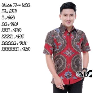 Couple Atasan Baju Tunik Batik Size M L XL XXL XXXL XXXXL XXXXXL LD 140