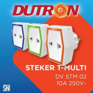 Dutron Steker T Multi Colokan Listrik 3 Cabang