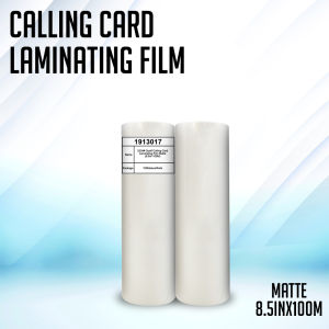 PSD - QUAFF Calling Card Laminating Film Roll (8.5in x 100m) Glossy / Matte