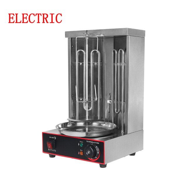 Shawrmachine high quality shawarma machine Vertical Shawarma BBQ Grill Two Infrared ...