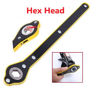 🔥Limited offer🔥 Car Scissor Jack Spanner Ratchet Wrench Tire Wheel Wrench Handle Repair Tool Sepana Jek Kereta Tools