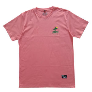 Anyway Kaos Pendek "coconut tree" Dusty Pink 508