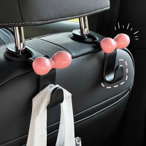 [MIETAO] Car Seat Back Hook Bowknot Storage Hook Fashion Multifunctional Sundries Back Storage Hook Interior Accessories