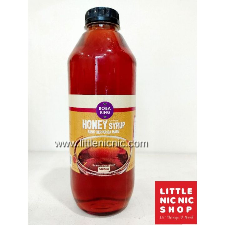 Boba King Honey Syrup 1000 ml Sirup madu