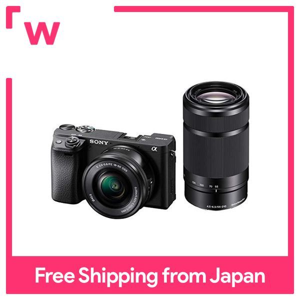 SONY A6000 Mirrorless Digital Camera Double Zoom Lens Kit Japanese language  Only