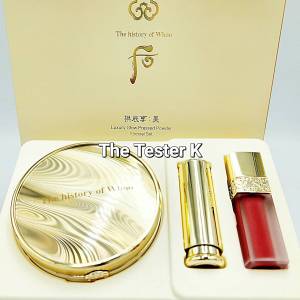 #พร้อมส่ง /Exp28/4/27 #แป้งอัดแข็งตัวใหม่ #The History of Whoo - luxury glow pressed powder Set