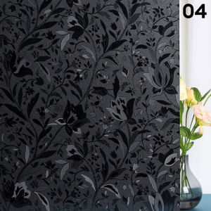 Sự riêng tư Đen tấm dán cửa sổ bám tĩnh điện miếng dán film thủy tinh mất điện cửa sổ chống chói tối hoàn toàn ly tráng mờ miếng dán cửa sổ cho văn phòng nhà cửa