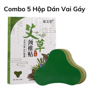 COMBO 5 HỘP Miếng Dán Ngải Cứu Giảm Đau Vai Gáy Hiệu Quả - Hàng Nội Địa Trung