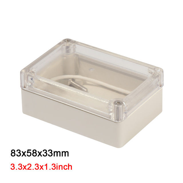Abs Plastic Ip65 Junction Box White Electrical Project Boxes Instrument ...