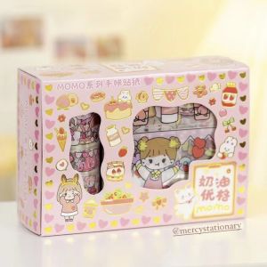 Stiker Momo Set Roll / Stiker 2D Momo Versi Roll DUS / Stiker Aesetic waterprof tahan air