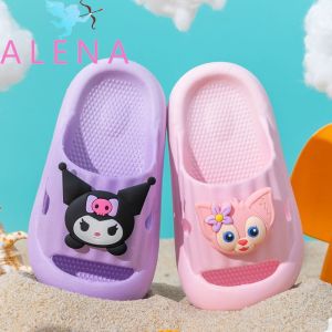 ALENA Seliper Baby Coulomi Slippers Prempuan Comel 2024 Summer Childrens Slippers Home Cartoon Girls Cute Princess Slippers Outdoor Wear  Selipar Frozen