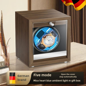 BLUETIDE watch winder box automatic 1/2/4 Slot Wooden watch box 4 rotation modes Watch storage box With Mabuchi Motor