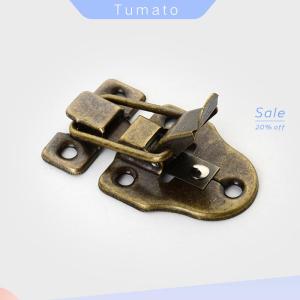 Tumato 4pcs Vintage Jewelry Wood Box Hasps Drawer Latches Decorative Suitcases Hasp Latch Buckle Clasp Furniture Hardware