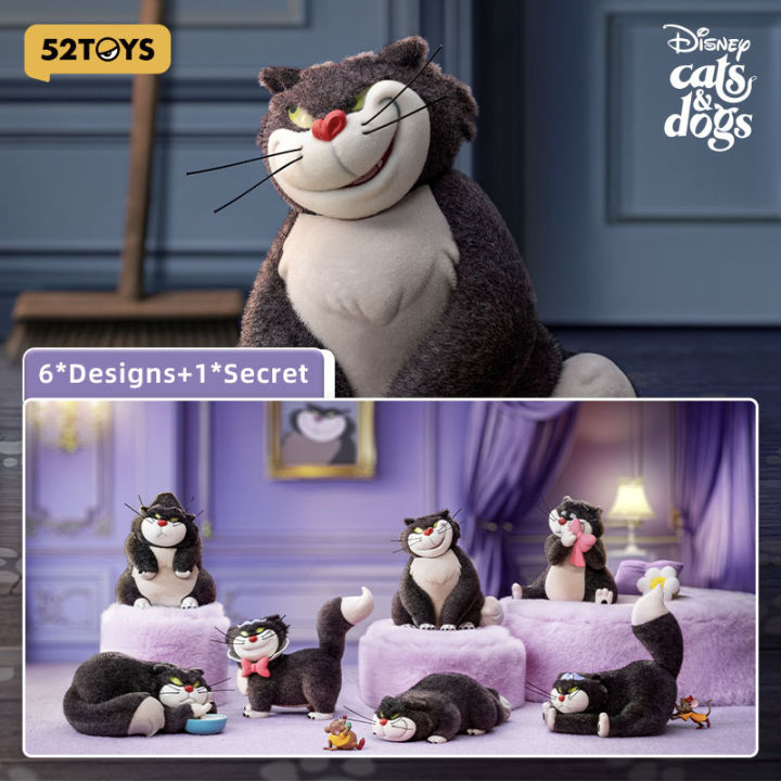 52TOYS DISNEY The Mischievous Cat Lucifer Series Blind Box Figure Toy