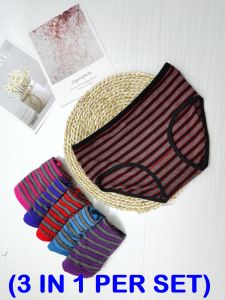 [2240] 3 HELAI~ COTTON SELUAR DALAM WANITA YANG BERJALUR
