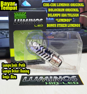 PROMO LAMPU LED UTAMA MOTOR H6 LS2 LASER AC DC HI LOW 15 WATT LUMINOS NINE 2 WARNA WHITE YELLOW UNIVERSAL MOTOR BEBEK DAN MATIC / LAMPU LED DEPAN MOTOR H6 LS2 LASER HI LOW LUMINOS DC DOUBLE COLOR WHITE YELLOW + LAMPU SENJA BIRU