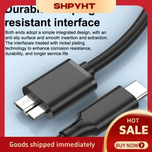 SHPYHT 10Gbps Loại C Để Micro B USB3.0 Cáp HDD Cáp 3A Ổ Đĩa Cứng Nhanh Chóng Chuyển Dây Dữ Liệu Cho Máy Tính Xách Tay Điện Thoại Bên Ngoài Đĩa Máy Tính Bảng
