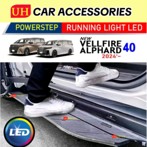 TOYOTA ALPHARD VELLFIRE 40 2024 INTELLIGENT ELECTRIC AUTOMATIC SWITCH DOOR CONTROL RUNNING BOARD SIDE STEP NERF LED BAR