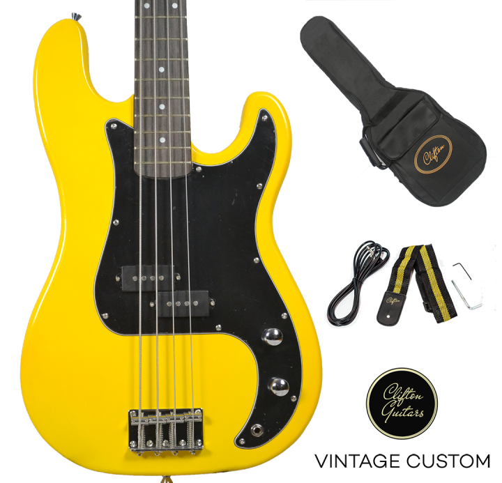 Clifton 4String Vintage Custom Precision Bass Pbass Guitar Lazada