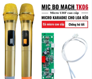 MICRO shuree ugx không dây kèm mic mạch nhà máy 2 màu uhf chống hú 60% loa