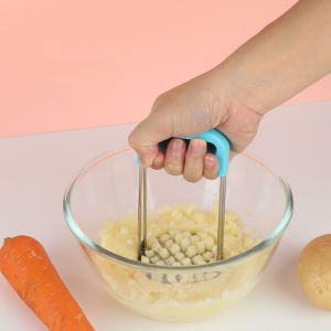 Potato Smasher Stainless Steal Shape Wave Potato Kitchen Masher Tool Mashed Potato Wolfsbane Potato Fries