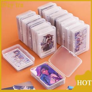[Buytra] New Transparent Plastic Storage Box Photocards Small Card Storage Box Desk Organizer Box Classification Box Stationery